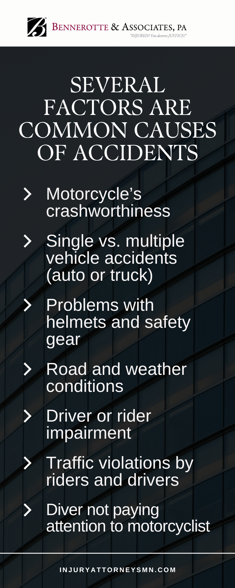Several Factors Are Common Causes Of Accidents Infographic